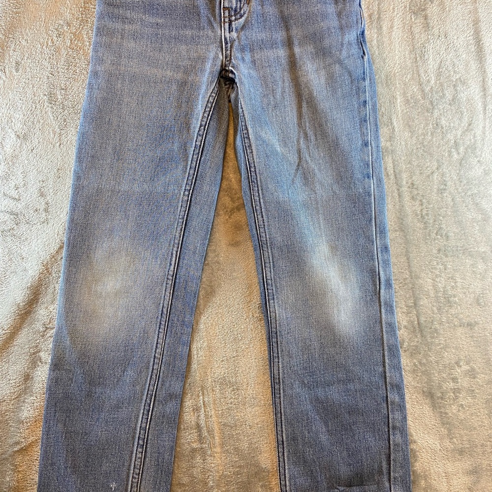 Kids Lands End Classic Blue Denim Jeans Size 10S
